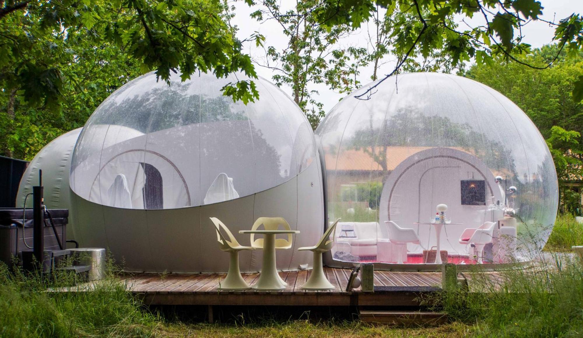 L Ost In Sensations -Hebergements Insolites Et Suites De Luxe Spa Sauna Piscine Foret Marcenais Kültér fotó