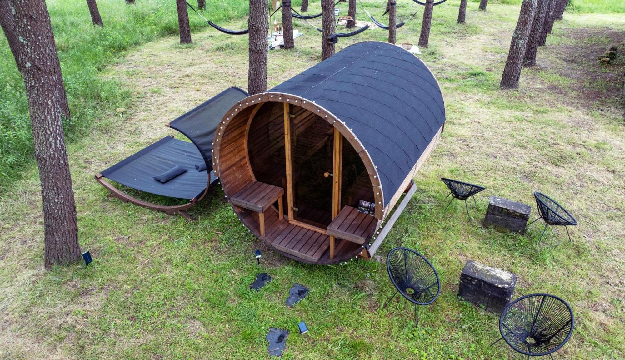 L Ost In Sensations -Hebergements Insolites Et Suites De Luxe Spa Sauna Piscine Foret Marcenais Kültér fotó