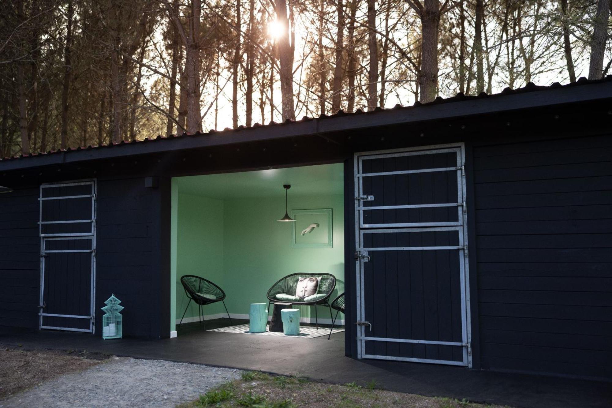L Ost In Sensations -Hebergements Insolites Et Suites De Luxe Spa Sauna Piscine Foret Marcenais Kültér fotó